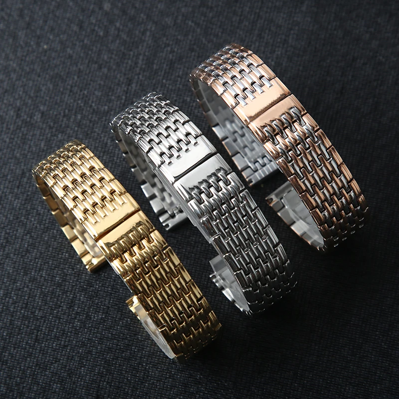 Ремешок для часов из нержавеющей стали 13 18 мм ремешок lontines L4 мужской женский