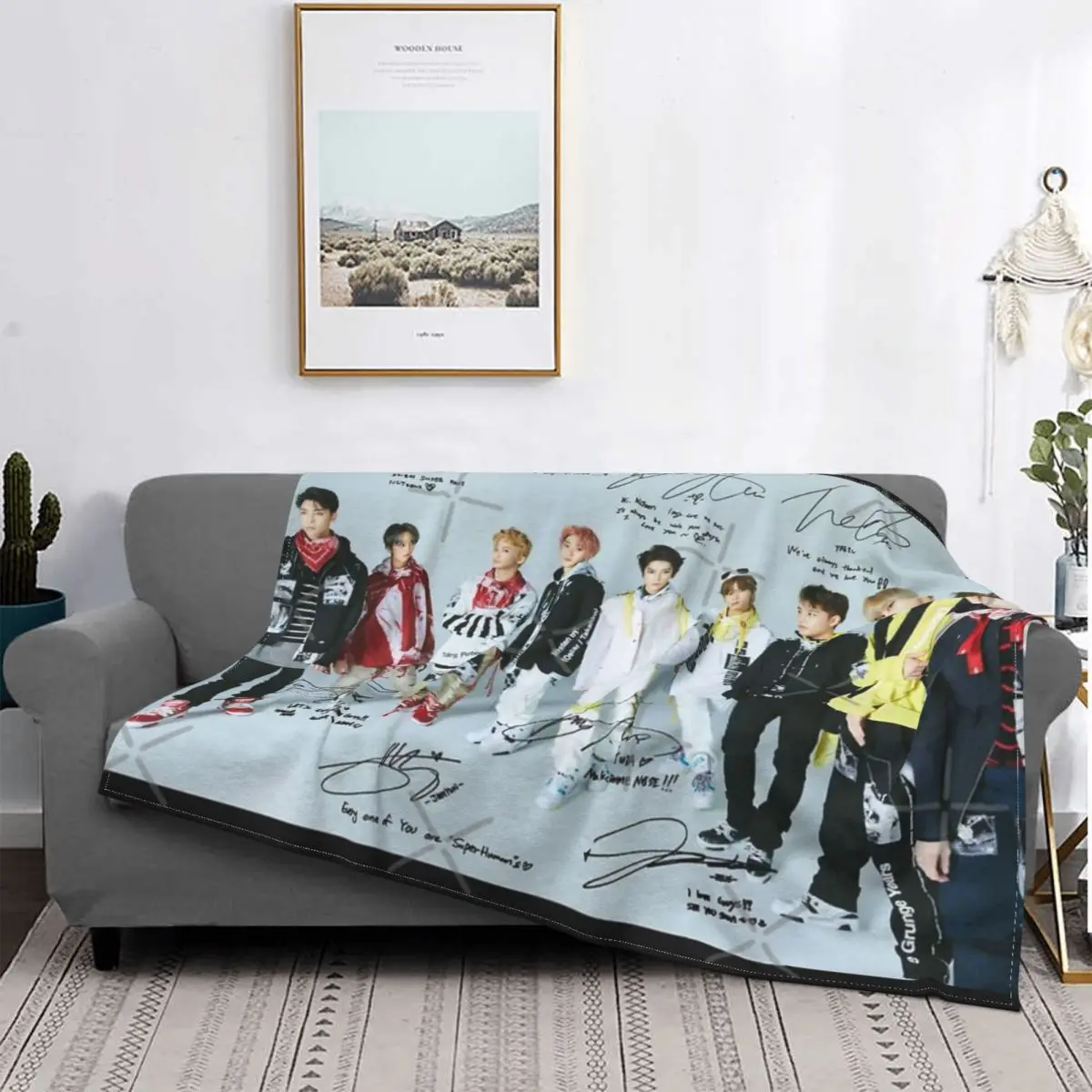 

Nct 127 Superhuman Poster Signatures Blanket Bedspread Bed Plaid Bedspread Bedspreads Hooded Blanket Bedspreads For Bed
