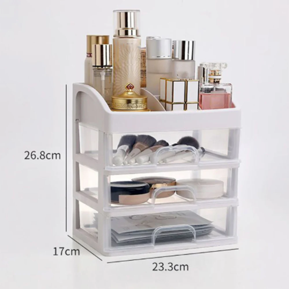 1Pcs Jewelry Container Make Up Case Makeup Brush Holder Organizers Box Organizer Drawers Cosmetic Storage Rack | Дом и сад