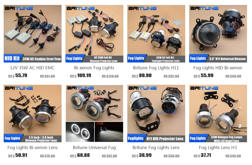 Противотуманные фары Биксеноновые линзы для Toyota Corolla/Yaris/Avensis/Camry/RAV 4/peugeot/Lexus H11 HID Проекционные Линзы Аксессуары для модернизации