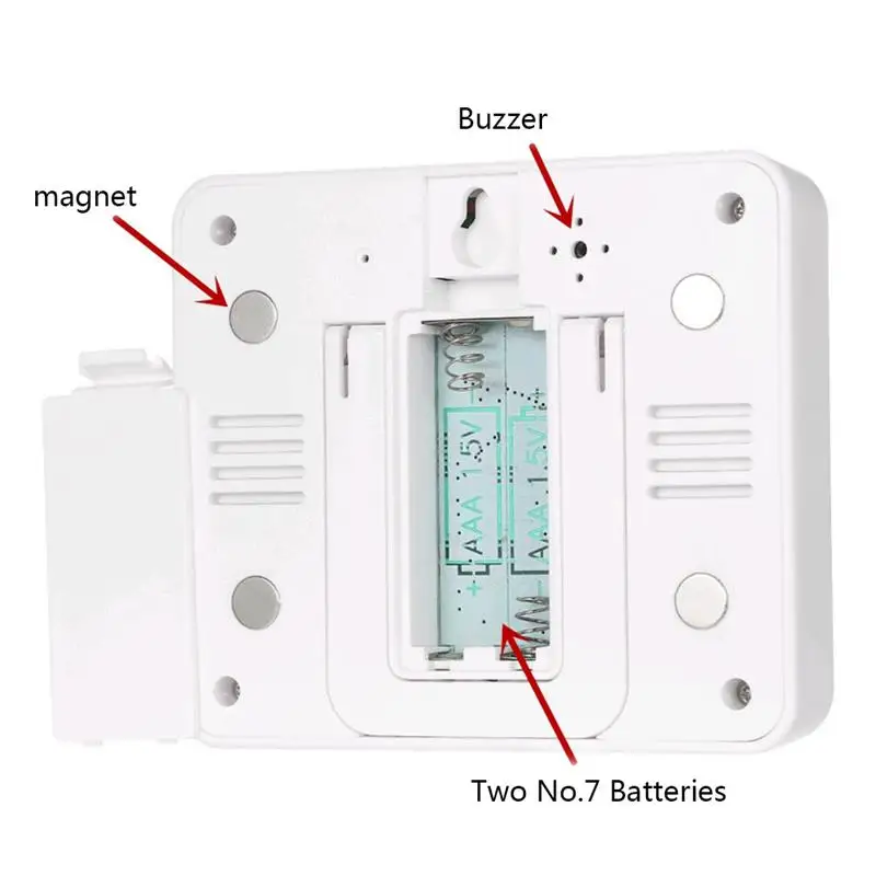 

Home Wireless Thermometers Electronic Refrigerator Thermometer Temperature Measuring Device for Indoor Outdoor