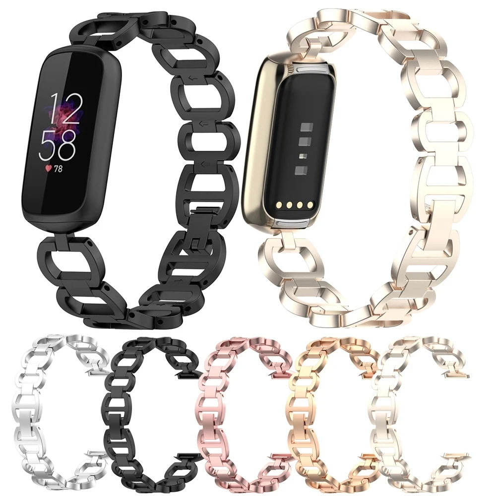 

Wrist Strap For Fitbit Luxe Bracelet Smart Band Metal Stainless Steel Watch Band For Fitbit luxe Special Edition Bracelets Belt