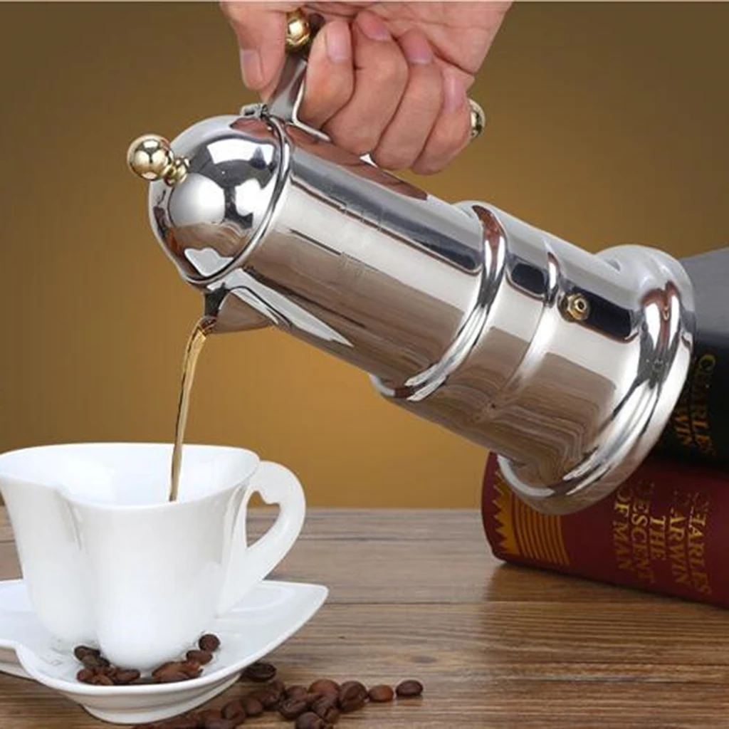 Moka Express плита кофеварка для приготовления эспрессо на горшок Кофе латте чайник