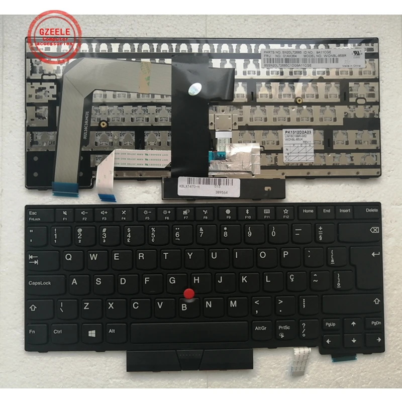 brspla keyboard for lenovo for thinkpad t470 a475 t480 a485 backlit free global shipping