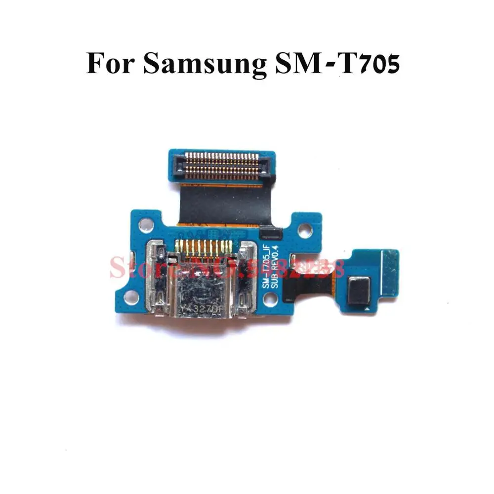 

Original USB Charging Port Dock Flex Cable For Samsung GALAXY Tab S 8.4 T705 SM-T705 T705C Charger Plug Board With Microphone