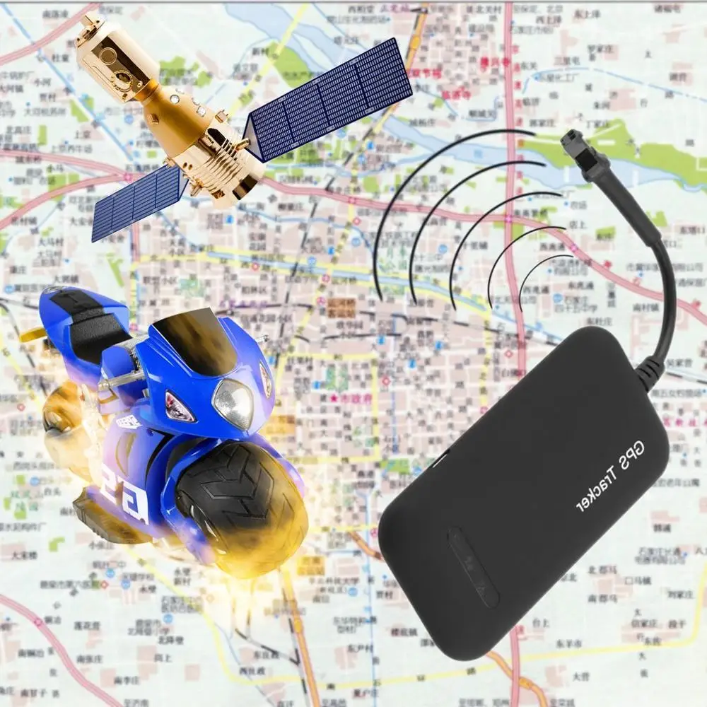 Аварийный четырехдиапазонный встроенный Автомобильный gps трекер GT02A Google Link