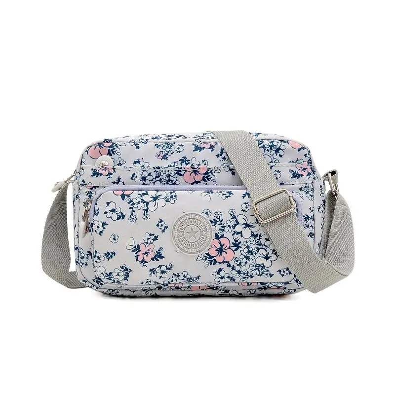 Женская модная Водонепроницаемая нейлоновая сумка через плечо на молнии женская