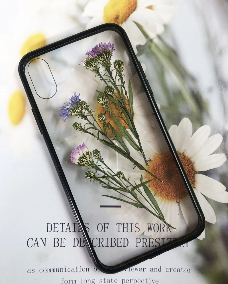 

60pcs Pressed Dried Aster novi-belgii Flower Stem Plants Herbarium For Epoxy Resin Jewelry Making Face Makeup Nail Art Craft