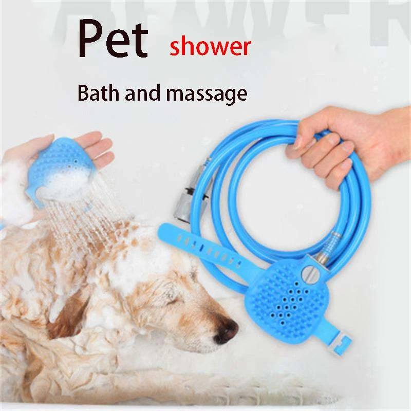 

New Pet Bathing Tool Comfortable Massager Shower Tool Cleaning Washing Bath Sprayers Dog Brush Pet Supplies Wholesale