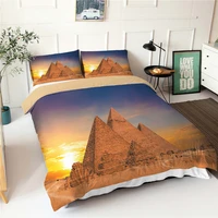 3d print duvet cover beautiful bedding family set urban scenery series bed sheets and pillowcases decoration for bedroom