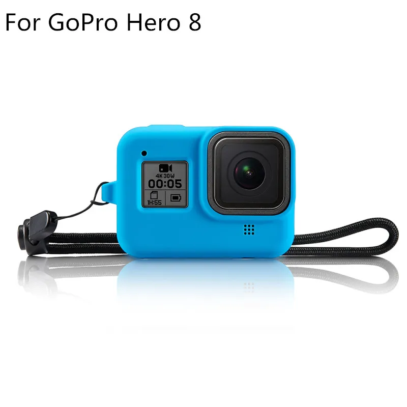 2 цвета для GoPro Hero 8 силиконовый защитный чехол Крышка объектива ЖК экран