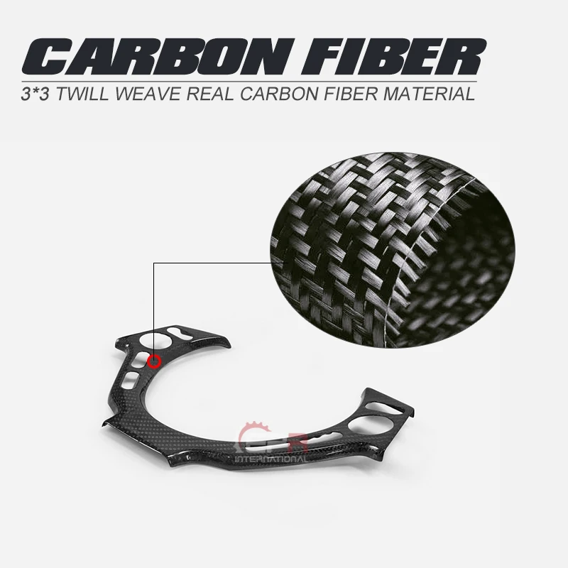 Панель переключателя рулевого колеса из углеродного волокна для стайлинга