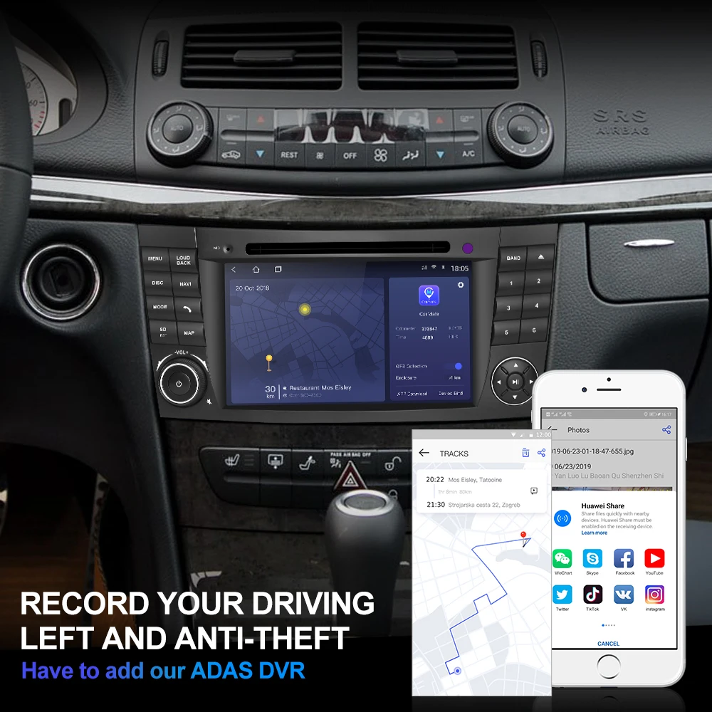 Isudar H53 4G Android 2 Din Авто радио для Mercedes/Benz/E-Class/W211 Автомобильный мультимедийный dvd-плеер gps 8 ядер ram 4 Гб rom 64 Гб DVR