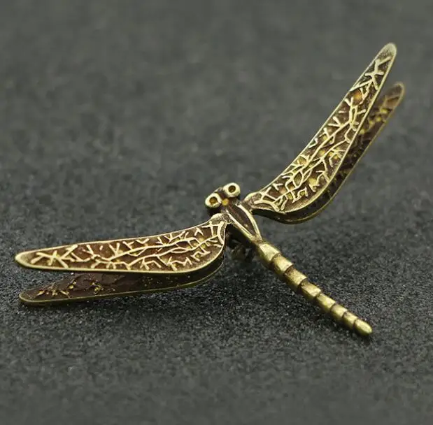 Китайская медная арт-дракоза композиция для крыльца модное креативное украшение