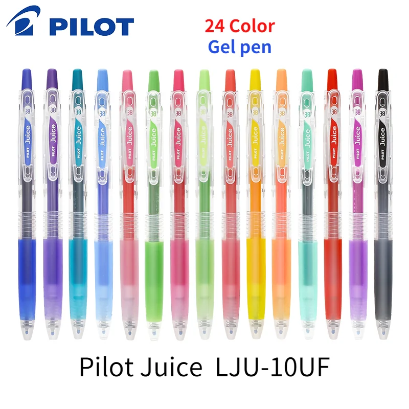 

1 шт. Φ 24 цвета 0,38/0,5 мм гелевая ручка, пресс «сделай сам», специальная гладкая быстросохнущая школа, kawaii, новинка 2021