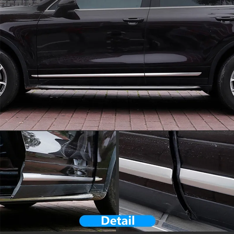 6 шт. накладка из нержавеющей стали для кузова автомобиля боковая дверь литье под