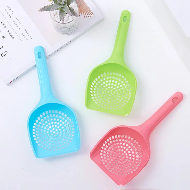 

Plastic Cat Litter Scoop Pet Care Sand Waste Scooper Shovel Hollow Cleaning Tool Hollow Style Lightweight Durable Easy to Clean