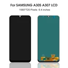 Оригинальный AMOLED-дисплей для Samsung A30s A307 A307F A307G, дисплей для Samsung Galaxy A30S, ЖК-дисплей с сенсорным экраном и дигитайзером в сборе