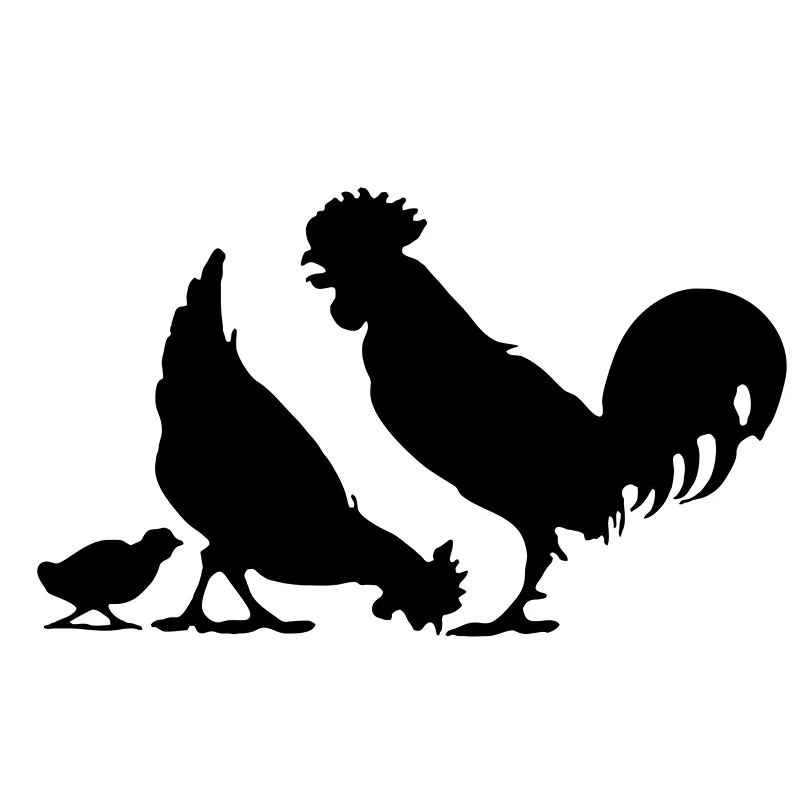 

15*9cm Farm Chicken Rooster Hen Country Vinyl Decal Sticker Motorcycle SUVs Bumper Car Window Laptop Car Stylings
