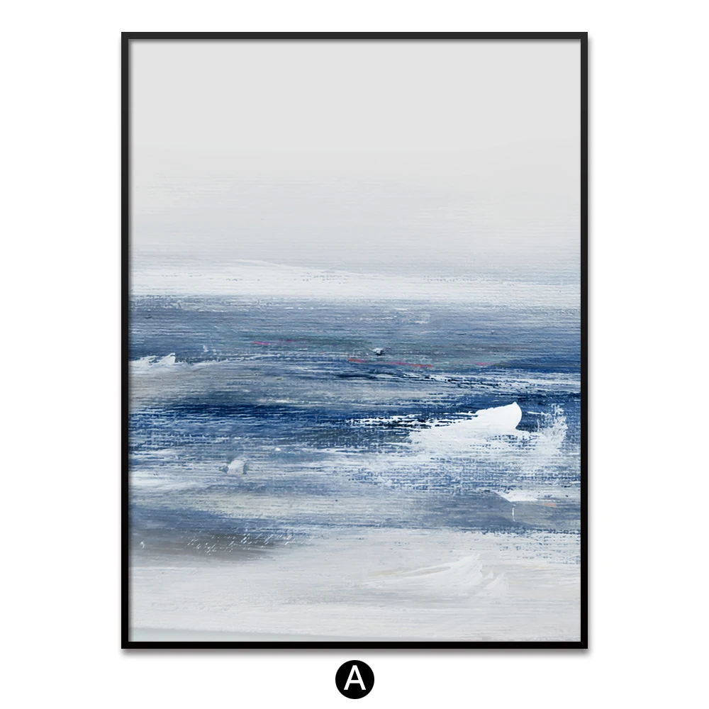

Настенная картина AsenArt Abstract Water Color Blue Sea