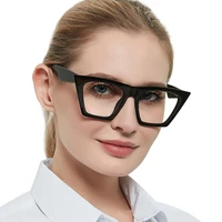 oversized reading glasses for women cat eye magnifying eyeglasses frames transparent fake glasses farsightedness 2 5mareazzuro