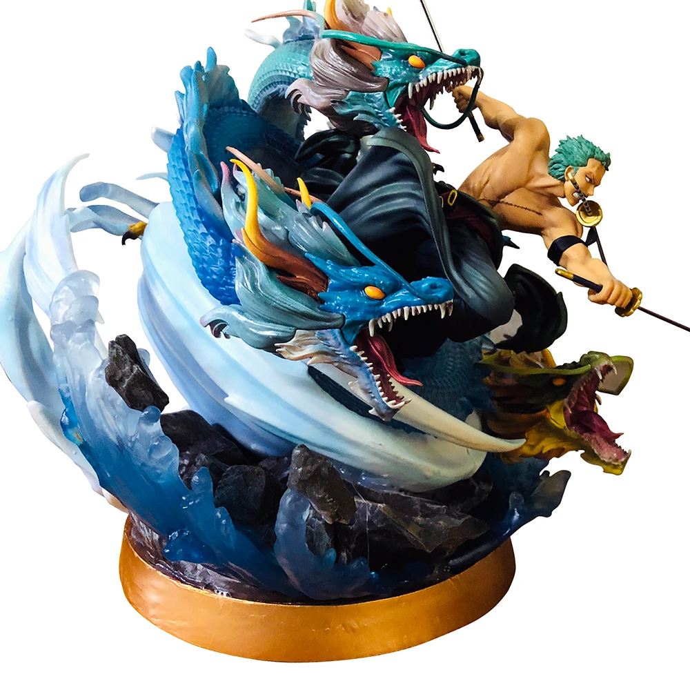 Одна деталь GK фигурку ко BP Studio Зоро три меч Стиль Дракон Аниме Figma модель 40 см