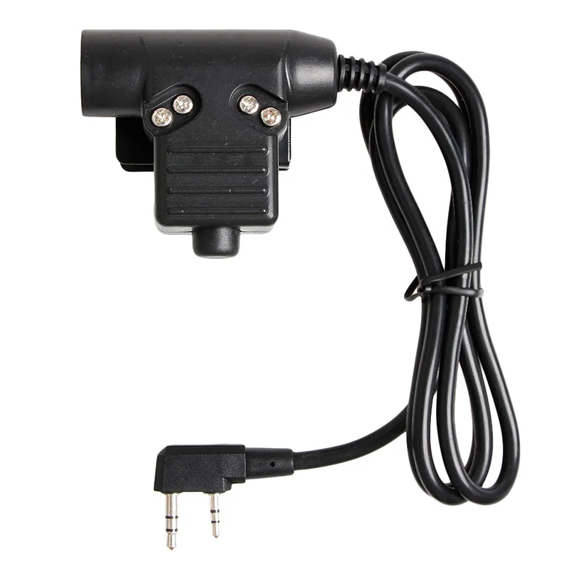 U94 PTT 2Pin Walkie Talkie Transceiver для KENWOOD TYT BAOFENG 5R радиогарнитура|Детали и аксессуары| |