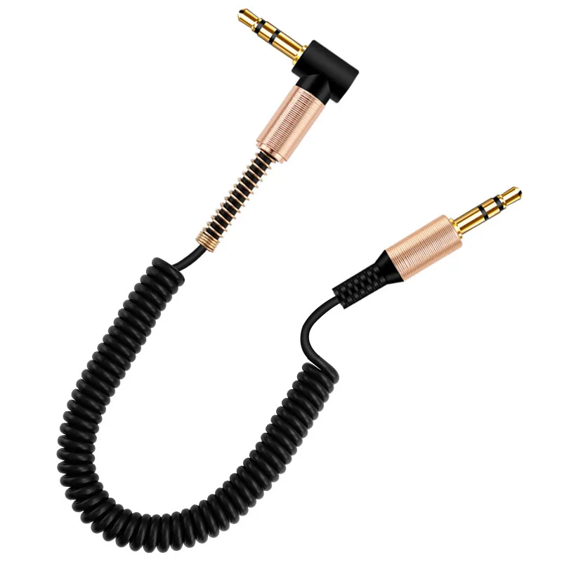 

Spring Audio Cable 3.5MM Jack Speaker Cable Male To Male Headphones Car AUX Cables Extension Cord For iPhone 6 6S MP4