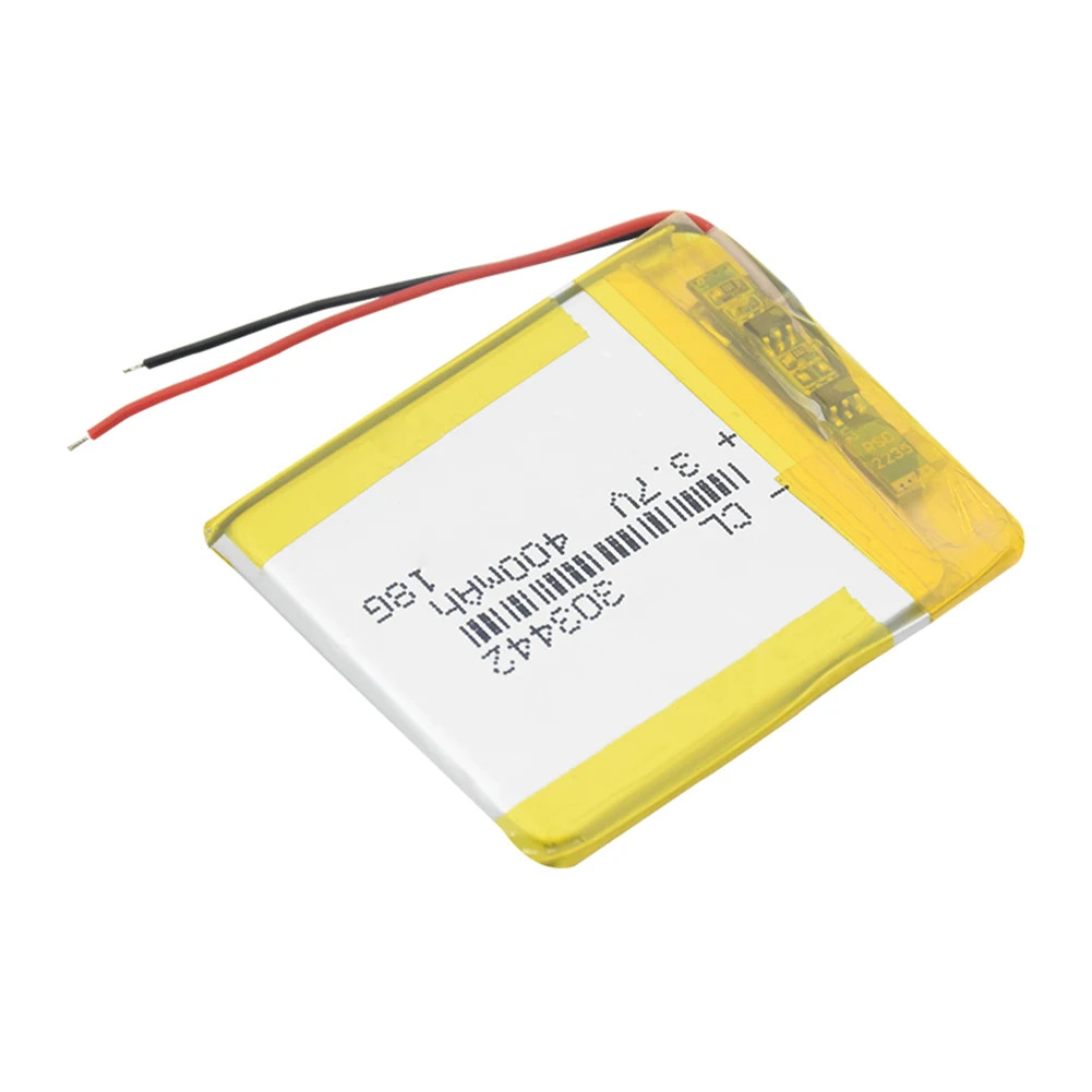 

1/2/4 Pieces 3.7V 400mAh Li-polymer Lithium Ion Batteries 3.7 Voltage Rechargeable Lipo Battery Remote Control E-book Radio Pila