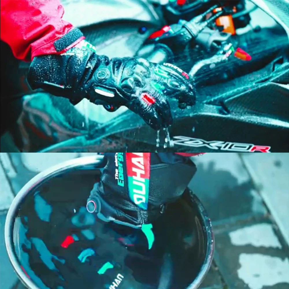 

Winter Motorcycle Gloves Constant Temperature Heating Warm Windproof 100% Waterproof Moto Guantes Motorbike Riding Gloves