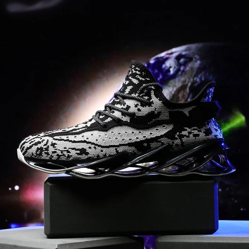 

Men's Dress Sneakers Mens White Sneakers Men Sport Shoes Breathable Mesh Casual Fashion Man Male