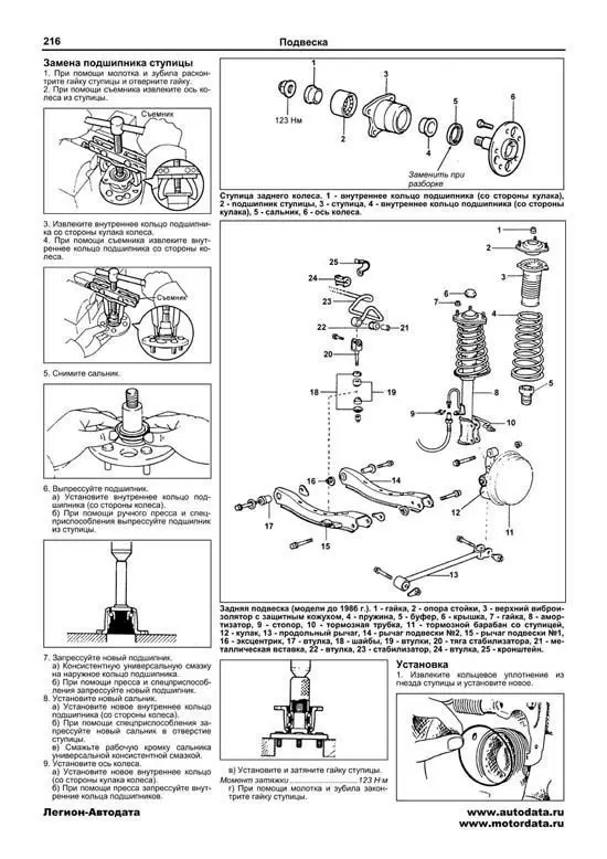 Книга: TOYOTA CAMRY / VISTA (б д) 1983 | 1995 г.в. рем. то сер.ПРОФ. Легион-Aвтодата