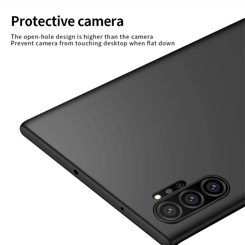 Чехол для samsung Galaxy Note10 Pro Чехол Ультра-тонкий гладкий жесткий PC задняя крышка защитный чехол для телефона для samsung Note 10 Pro Plus
