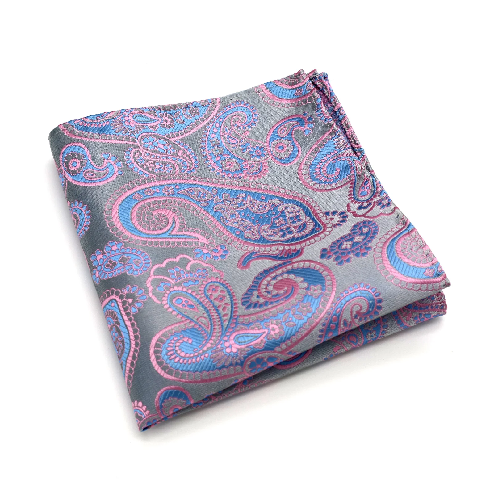 F038 PAISLEY 21-40 новые мужские шелковые платки Цветочные Пейсли карманные квадраты для костюмов пиджаки Свадебные вечерние деловые от 20 узоров - Цвет: F038 PAISLEY
