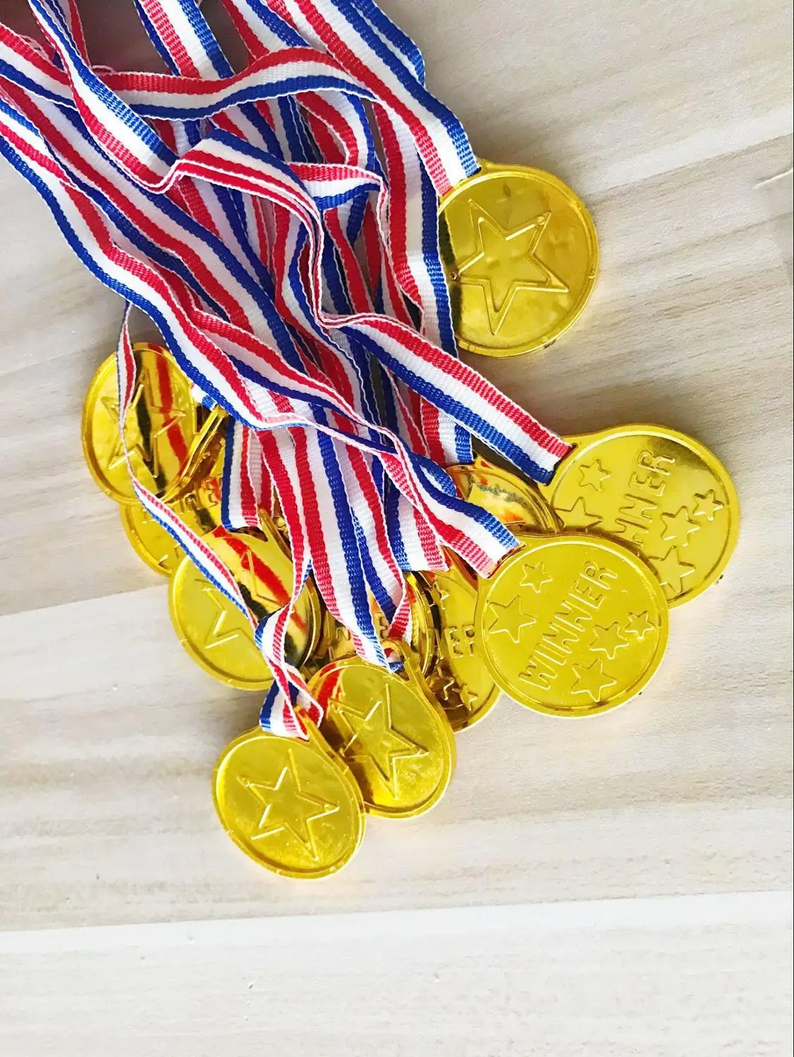 100 шт. золотые медали для детей первое место призовая школа победители спортивных