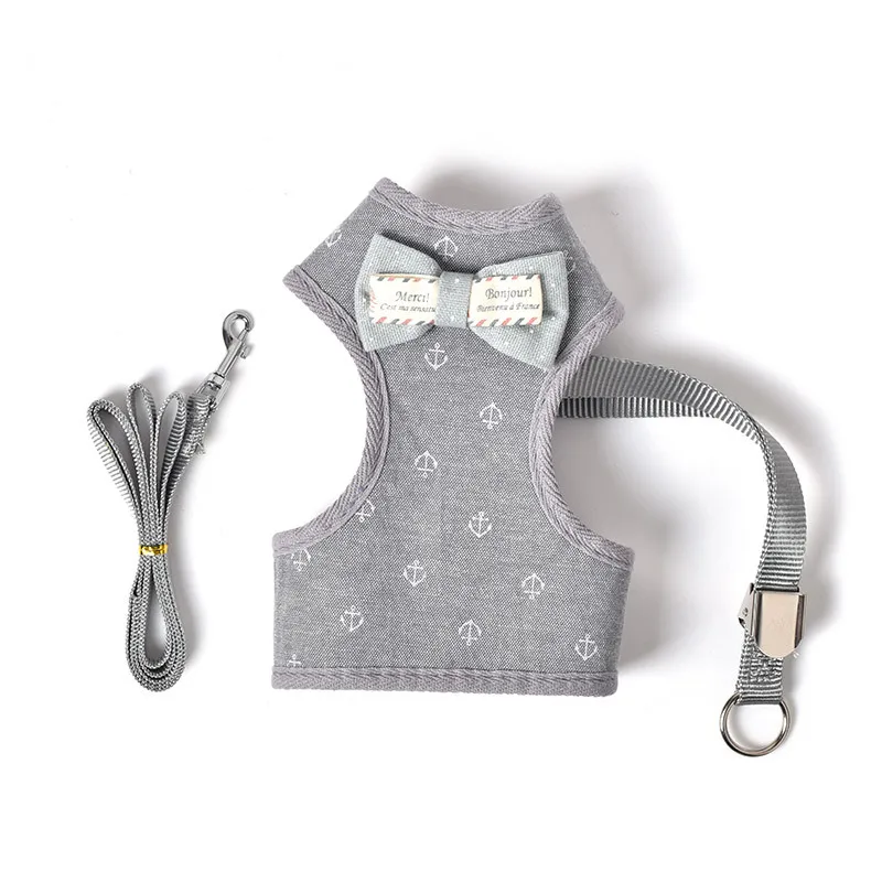 

Pet traction rope cat and dog adjustable chest strap small dog pet supplies walking dog artifact fashion Tractor Dog Leashes