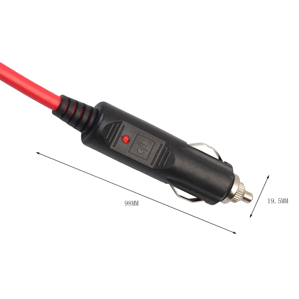 

2.5 Meter Car Auto Motorcycle Cigarette Lighter Socket PVC Extension Cable Line Male to Female Cord