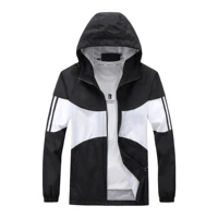 men%e2%80%99s spring jacket thin hoodies outfits long sleeve color block zipper hooded sweatshirts 2020 casual sport fashion loose coat