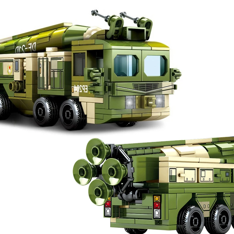 SEMBO китайские военные DF-21Mid-range анти-корабль баллистическими строительные блоки