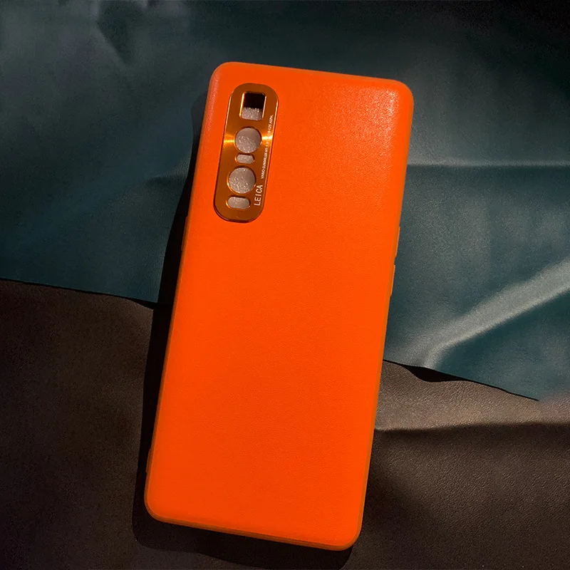 

For OPPO Find X3 Case,For Find X3 Pro Case,Shockproof Vegan Leather Phone Cover For OPPO Reno 5 Pro Plus For Find X2 Pro Case