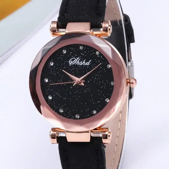 

Часы женские кварцевые со звездным небом, люксовые модные наручные,