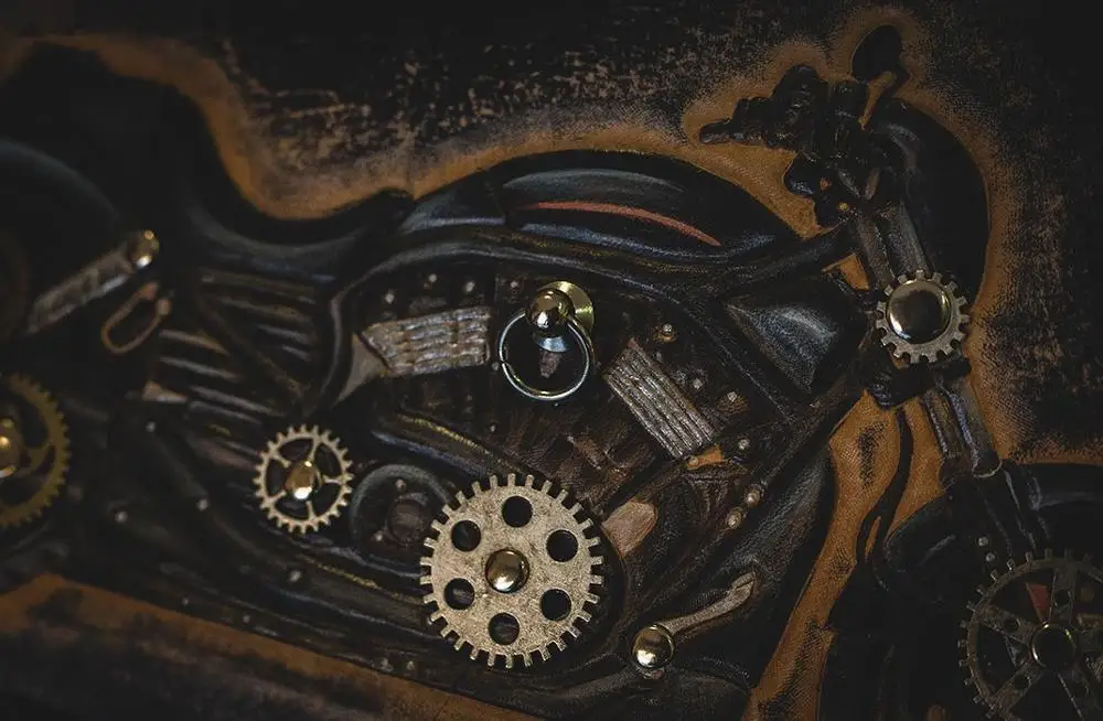 Рисунок 3 - Мужская сумка ручной работы из растительного дубления