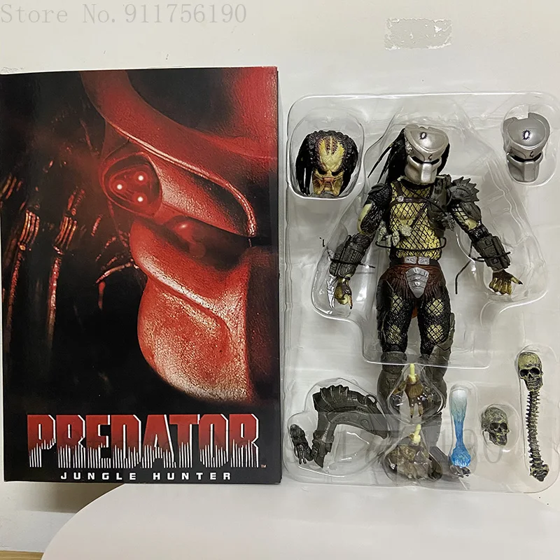 

Экшн-фигурка Ultimate Predator Jungle Hunter NECA Predator Deluxe, коллекционная подвижная игрушка, кукла 7 дюймов