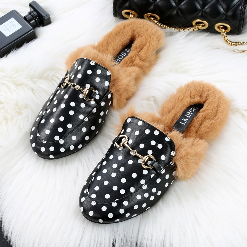 

2020 Winter New Leopard Print Women 's Slippers Warm Cute Fashion Plush Women 's Slippers