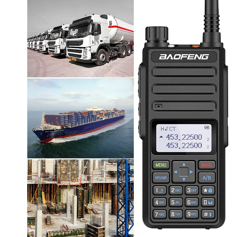 

BAOFENG BF-H6 Walkie Talkie Portable High Power Radio Dual Band UHF VHF Transceiver Transmitter Two Way Radio