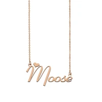 moose name necklace custom name necklace for women girls best friends birthday wedding christmas mother days gift