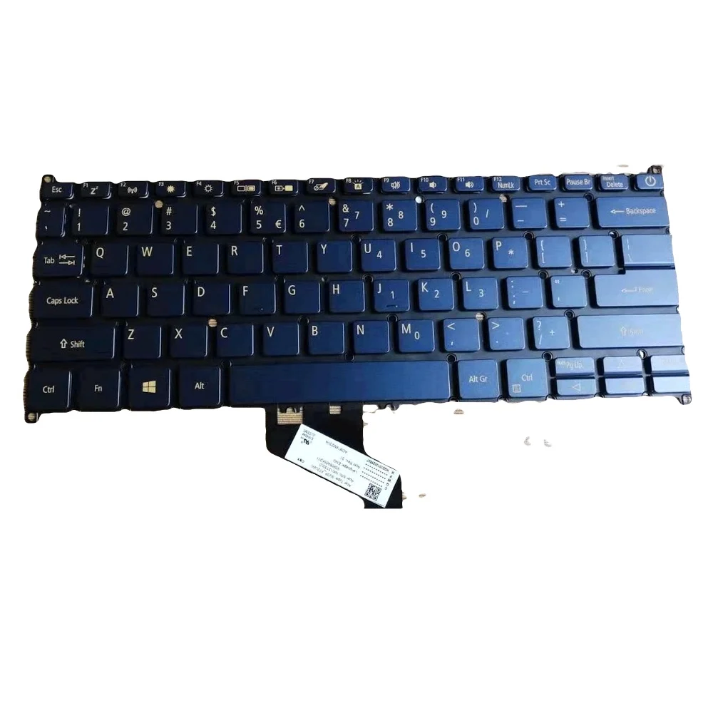 Teclado do Portátil para Acer Peças de Reposição Swift Notebook Teclados Inglês Caber Sv3p_a70bwl A72bwl Chaves Verdes Novo Eua 3 Sf-314 57