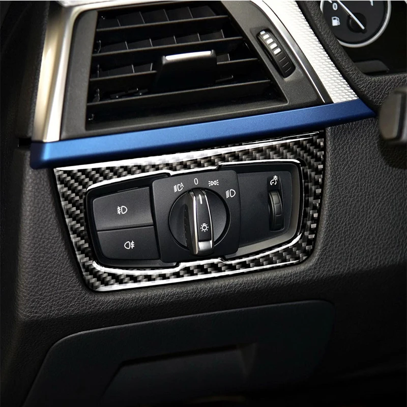 Наклейки из углеродного волокна для BMW F30 F34 3 Series GT GT3 кнопки переключателей