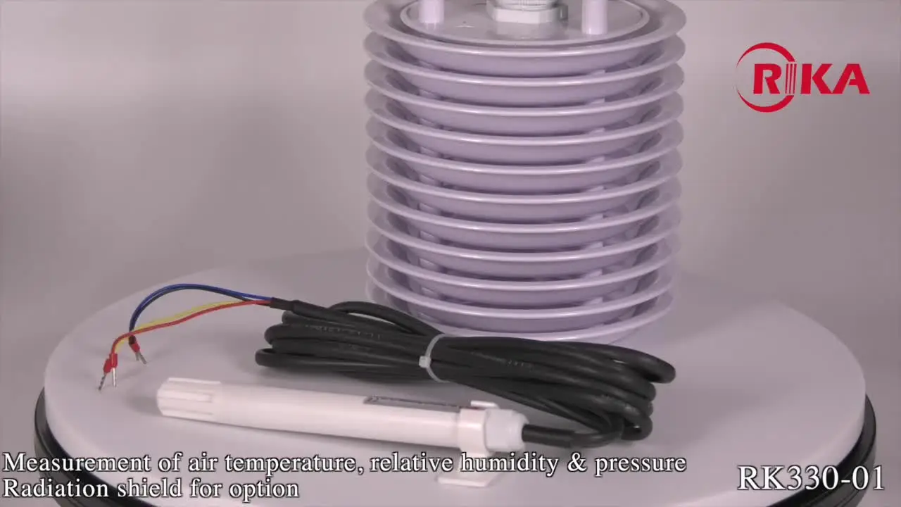

RK330-01 Modbus Barometric Temperature Humidity Sensor With Protection Radiation Shield