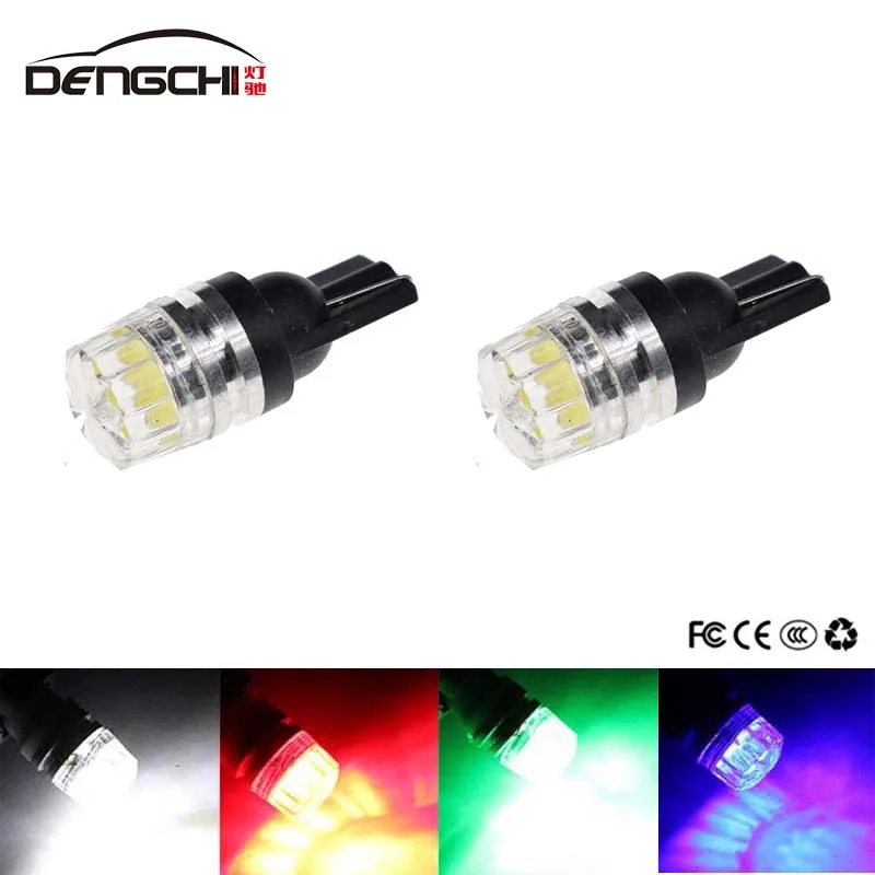 2 шт. T10 Led Canbus W5W ampoule 168 194 6000K blanc сигнальный лампе dóme лекционная доска d'immatriculation